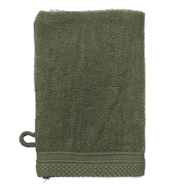 Gant de toilette Vert olive