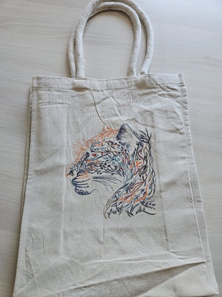 Sac Cabas brodé Jungle