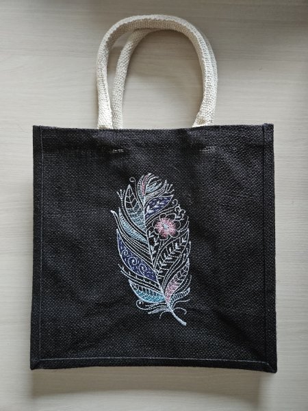 Cabas Plume Jardin d'hiver