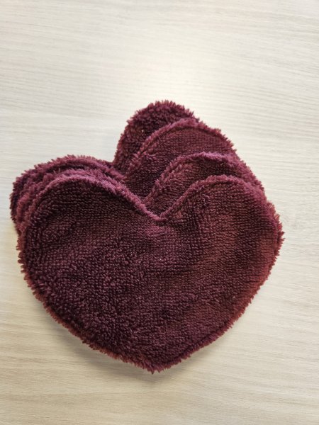 Lingette démaquillante Bordeau - Lot de 2