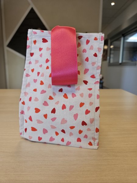 Pochon cadeau coeurs